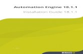 Installation Guide 18.1 - Esko · 2020-02-21 · Installation Guide 18.1.1 11 - 2019. ... How to install the Configuration Manager ... A new install on that OS is no longer supported.