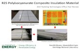 R25 Polyisocyanurate Composite Insulation Material€¦ · Start date: Oct 1, 2014 . Planned end date: Sept. 30, 2017 . Key Milestones 1. First full-scale MAI -polyiso composite measured
