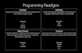 Programming Paradigms - Personepages.di.unipi.it/corradini/Didattica/AP-17/SLIDES/PythonFP.pdfProgramming Paradigms Procedural Sequence of instructions that inform the computer what
