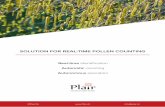 SOLUTION FOR REAL-TIME POLLEN COUNTING - Plair Real-Time Pollen Counting.pdf · SOLUTION FOR REAL-TIME POLLEN COUNTING Continuous monitoring and real-time identification Rapid-E,