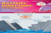 BATTERY DIRECTORY en nn e tte nst neBATTERY DIRECTORY en nn e tte nst ne Contents Contents 14 Battery Directory & Year Book (Vol.34 No.3) 16 - 31 May 2019 (Published on 07.06.2019)