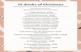 12 drinks of Christmas - Café Dafté · 12 drinks of Christmas Available throughout December at Café Dafté in Pulman Volkswagen and Pulman ŠKODA Flavoured Christmas Syrups Gingerbread,