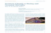 Newborn Vitamin A Dosing and Neonatal Mortalitya2zorg/pdf/Thurnham D Newborn VA Dosing a… · The neonatal vitamin A supplementation trials Three randomized, placebo-controlled trials,