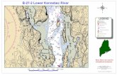 Lower Kennebec River - Maine.gov · Site # B-27 Strategy # B-27-2 Port Region Casco Bay NOAA Chart # 13293 Latitude Longitude Water Depth Range 0-13' Max Current Range Minimal Nearest