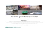 Climate Impacts Vulnerability Assessment Report Climate Impacts Vulnerability Assessment . 1.0 Introduction