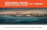 Climate-ready planning laws for NSW · Integrating climate change into the NSW planning system Minister for Climate Change Climate Change Division in Department of Premier and Cabinet