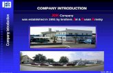 COMPANY INTRODUCTION JDK Company was established in … JDK... · PR000_EN Profile & Product (Rev. - 2/09) Company Profile Design, development, application & production of refrigeration