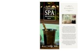 OCCASIONS 5 MOUNTAINS SPA & BEAUTY SPA · 5 Mountains Lodge is the place to celebrate. Open 7 days a week Monday to Saturday 8am - 6pm Sunday 8am - 1pm 5 Mountains Lodge & Spa Bain’s