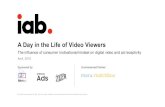 A Day in the Life of Video Viewers€¦ · A Day in the Life of Video Viewers. The influence of consumer motivations/mindset on digital video and ad receptivity. This report was produced