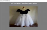 PROM DRESSES and EVENING WEAR Caroline Mirfin Dress/Costume Maker Caroline Mirfin Dress/Costume Maker