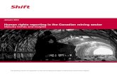 Human rights reporting in the Canadian mining sector · Disclosure in the Canadian mining sector | January 2019 Introduction The mining industry in Canada is significant to the country’s