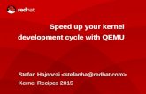 Speed up your kernel development cycle with QEMUstefan/stefanha-kernel-recipes-2015.pdf · 26 KERNEL RECIPES 2015 | STEFAN HAJNOCZI Things to remember with remote debugging Tell GDB