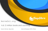 2 million boots and counting kernelci - BayLibrebaylibre.com/wp/wp-content/uploads/2016/09/kernelci.org-KR-2016.pdf · kernelci.org 1.5 2 million boots and counting Kevin Hilman,