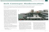 Belt Conveyor Modernisation€¦ · Belt Conveyor Modernisation Chute Design for increased Throughput and reduced Dust Generation Modernisation of conveyors in coal mines and coal-fired