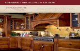 CABINET SELECTION GUIDE - ZipBosscontent.zipboss.com/.../cabinet_selection_guide.1.pdf · craftsmanship can be found in classically beautiful cabinetry for America’s kitchens, baths,