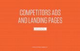 COMPETITORS ADS AND LANDING PAGES - Amazon S3 · Here is an example of how we compile our ad and landing page findings into a swipe file document . Step 4 Competitor – weightwatchers.co.uk
