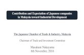 Masakuni Nakayama 6th November, 2018 presentation r16.pdf · ⚫Well developed domestic infrastructure (Connect to China, India, Middle East, ASEAN) ... Step of creating a virtuous