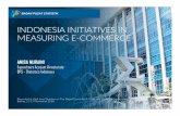 INDONESIA INITIATIVES IN MEASURING E-COMMERCE2018: Statistics Indonesia start to capture e-commerce transaction . No field enumeration platform submit data electronically Minimizing