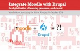 Integrate Moodle with Drupal for digitalization of learning … · 2020-01-28 · m 2 Use case: Example CIMMYT Academy Internal & external training participants Face-to-Face, Blended