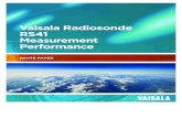Vaisala Radiosonde RS41 Measurement Performance · For detailed specifications, see Table 2.1, 3.1, 4.1, 5.1, and 6.1. WEA-MET-RS41-Performance-White-paper-B211356EN-B.indd 5 19.10.2017