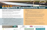 2015cotton irrigation automation tour - Home | CottonInfo automation... · irrigation automation tour 2015cotton Are you a cotton grower or consultant with an interest in surface