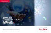 SEAMLESS CONNECTIVITY FOR A BETTER NETWORK · SEAMLESS CONNECTIVITY FOR A BETTER NETWORK. REACH EVERY CORNER With more than three decades of ... from industry 4.0 and smart building