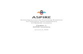 ASPIRE - aucd.org · Workforce, Mental Health and Developmental Disabilities. As the grant applicant and lead agency The Utah State Office of Rehabilitation contracted with an agency