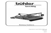 Rotary Cutter - Farm King · Rotary Cutter 2 ROTARY CUTTERS The following models of Rotary Cutters are available: MODEL #510: 60" cutter equipped for three point hitch with a shear