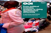 From political economy analysis to doing development differently · 2019-11-11 · From political economy analysis to doing development differently: a learning experience 3 Contents