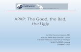 APAP: The Good, the Bad, the Ugly - Wild Apricot Meeting... · 2015-10-20 · APAP: The Good, the Bad, the Ugly Q. Afifa Shamim-Uzzaman, MD Director, AAVA Sleep Disorders Center Assistant