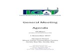 General Meeting Agenda - City of Launceston...LGAT General Meeting Agenda- 1 November 2017 Page 10 1.8 COUNCIL ROUND UPS Decision Sought That Members determine who will present briefings