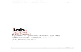 RTB Project - IAB Tech Lab...OpenRTB Dynamic Native Ads API Specification Version 1.2 RTB Project Page 9 2.1 In-Feed Ad Units To help define and clarify the types and categories of