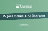 JS goes mobile: Eine Übersicht · Frederik von Berg w11k GmbH - the Web Engineers thecodecampus.de - Weiter. Entwickeln. JS goes Mobile - Karlsruher Entwicklertag 2016 2 Software