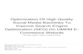 Optimization (SEO) On UMKM E- - Optimization Of High Quality... · To Improve Search Engine Optimization (SEO) On UMKM E-Commerce Website Wiwit Agus Triyantol, Nanik Susantl ac.id2}
