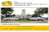LITERATURE PACKET UNIVERSITY LAW ENFORCEMENT OFFICER · residential section of the city, includes historic buildings, modern facilities, contemporary residence halls and. abundant.