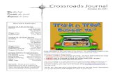 Crossroads Journalstorage.cloversites.com/mustangmethodist/documents... · 2011-10-26 · Crossroads Journal October 26, 2011 Win the lost, Disciple the saved, Empower to serve Servant’s