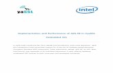 Implementation and Performance of AES-NI in CyaSSL Embedded … · 2012-10-08 · Implementation and Performance of AES-NI in CyaSSL Embedded SSL In 2010, Intel introduced the 32nm