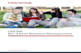 ONLINE BSc (Hons) Business Management - Edology · The BSc (Hons) Business Management degree equips you with the specialised business skills required to lead individuals, departments,
