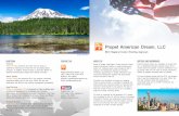 Propet American Dream, LLCPropet American Dream, LLC EB-5 Regional Center (Pending Approval) ABOUT US Based in Seattle, Washington, Propet American Dream assists international investors