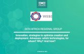 24TH AFRICA REGIONAL GROUP - WSBI-ESBG · FinTech providers are attracting your clients with more lucrative offers NEW AVAILABLE TECHNOLOGY More advanced application of artificial