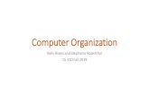 Computer Organization - cs.cmu.edu15110-f19/slides/week1-3-organization.pdf · Computer Organization Kelly Rivers and Stephanie Rosenthal 15-110 Fall 2019. Last Time: Programming