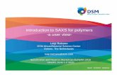 introduction to SAXS for polymers -a user view- SYNEW/Balzano.pdf · introduction to SAXS for polymers-a user view-Luigi Balzano DSM Ahead/Material Science Center Geleen, The Netherlands