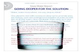 96-1746 Texas Water Report: Going Deeper for the Solution · Texas Waer Report: GOING DEEPER FOR . THE SOLUTION. SUSAN COMBS • Texas Comptroller of Public Accounts “Water, water