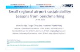 GERMAN AIRPORT GERMAN AVIATION PERFORMANCE BENCHMARKING ... · PERFORMANCE GERMAN AVIATION BENCHMARKING Small regional airport sustainability: Lessons from benchmarking JATM, 2013