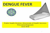 DENGUE FEVERdhs.kerala.gov.in/wp-content/uploads/2020/06/ppt2016.pdf · Probable Dengue Fever A case compatible with clinical description (Clinical Criteria) of Dengue Fever. (A positive