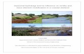 Seasonal hydrology and its influence on acidity and trace ... · Seasonal hydrology and its influence on acidity and trace element mobilisation in a coastal wetland Laura Ellis Supervised