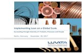 Implementing Lean on a Global Scale...Implementing Lean on a Global Scale ----- Succeeding through Diversity of Products, Processes and People Berlin, Germany - November 28, 2017 .
