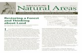 Restoring a Forest Star School Hill Prairie Whetstone ...web.missouri.edu/~stambaughm/2007_Guyette_NatAreas... · Steyermark’s Flora of Missouri, Volume 1, by George Yatskievych,