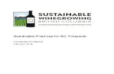 Sustainable Practices for BC Vineyards - Home | BCWGC Practices_Vineyards... · Important Properties of Vineyard Soils ..... 4-1 4.2. Nutrients Necessary for Grapevine Growth ...