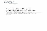 Foundation Degree Science (FdSc): Retail Asset Management · 2017-03-17 · Foundation Degree Science (FdSc) in Retail Asset Management Programme Specification Page 3 of 22 ©UCEM
